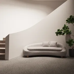 Mimi 3 Seater Curved Sofa