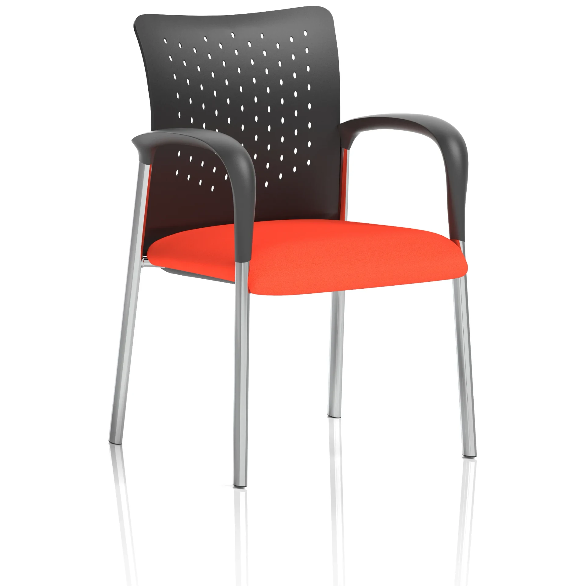Academy Heavy Duty Stacking Medium Back Visitor Office Chair