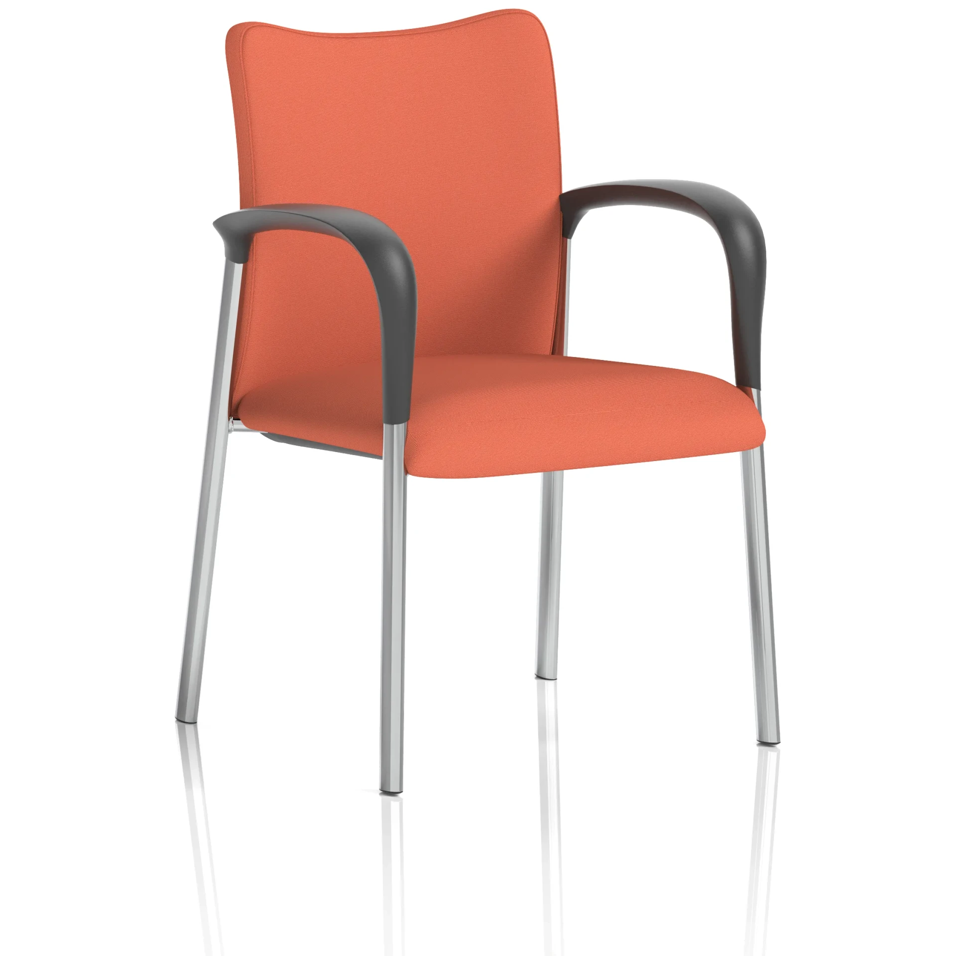 Academy Heavy Duty Stacking Medium Back Visitor Office Chair