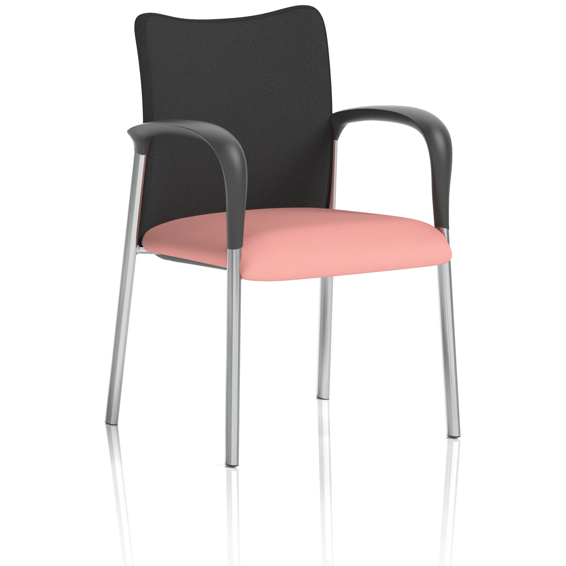 Academy Heavy Duty Stacking Medium Back Visitor Office Chair