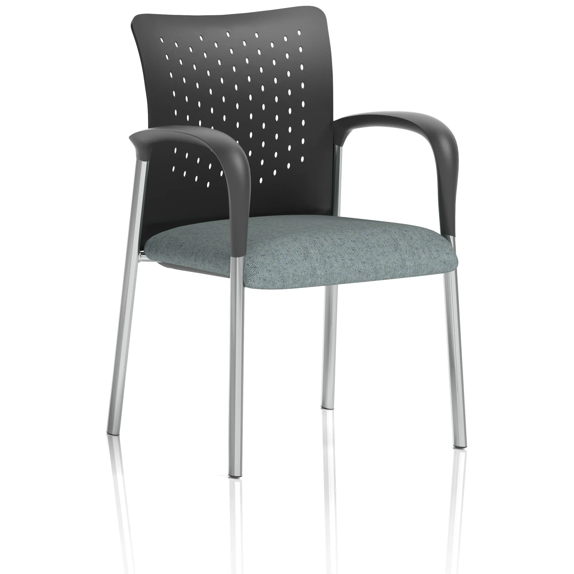 Academy Heavy Duty Stacking Medium Back Visitor Office Chair