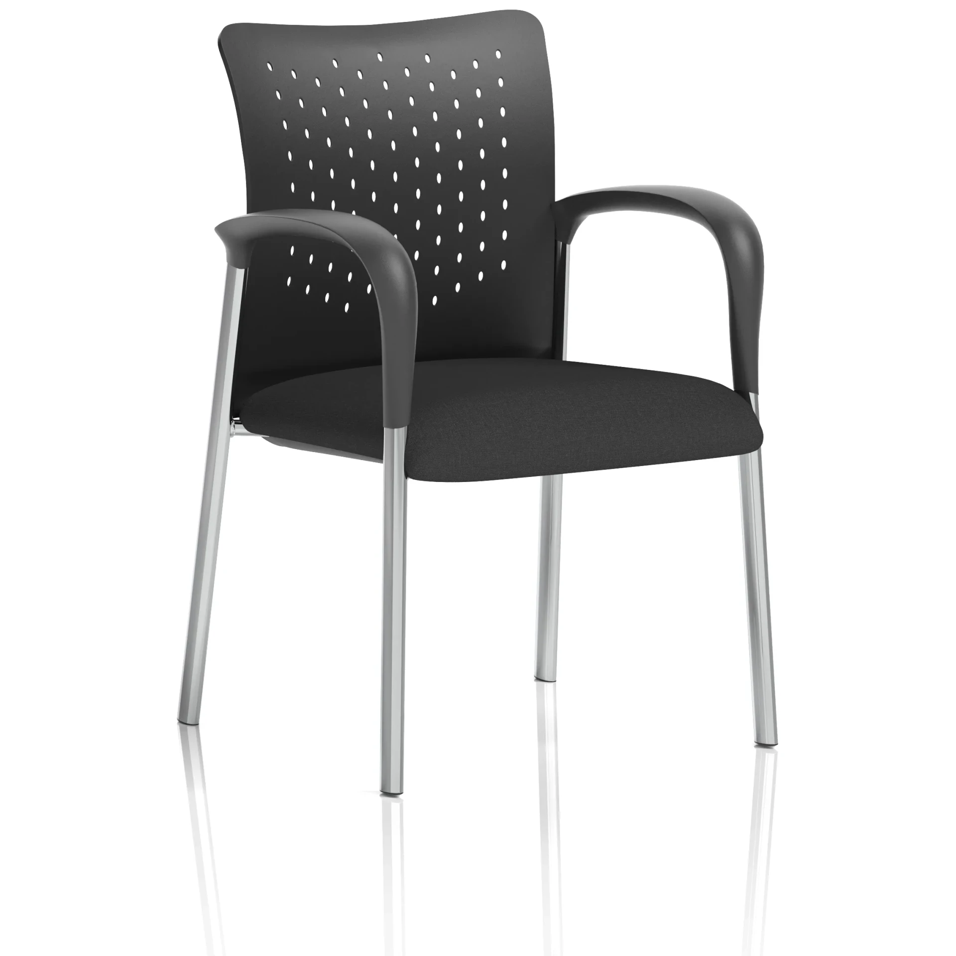 Academy Heavy Duty Stacking Medium Back Visitor Office Chair