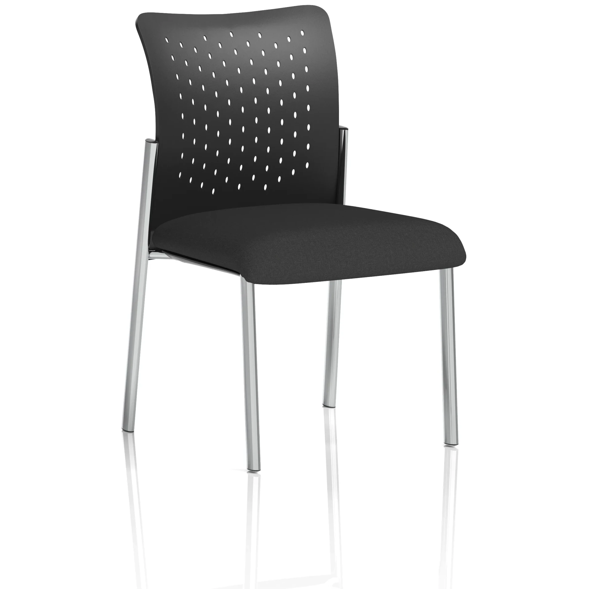 Academy Heavy Duty Stacking Medium Back Visitor Office Chair