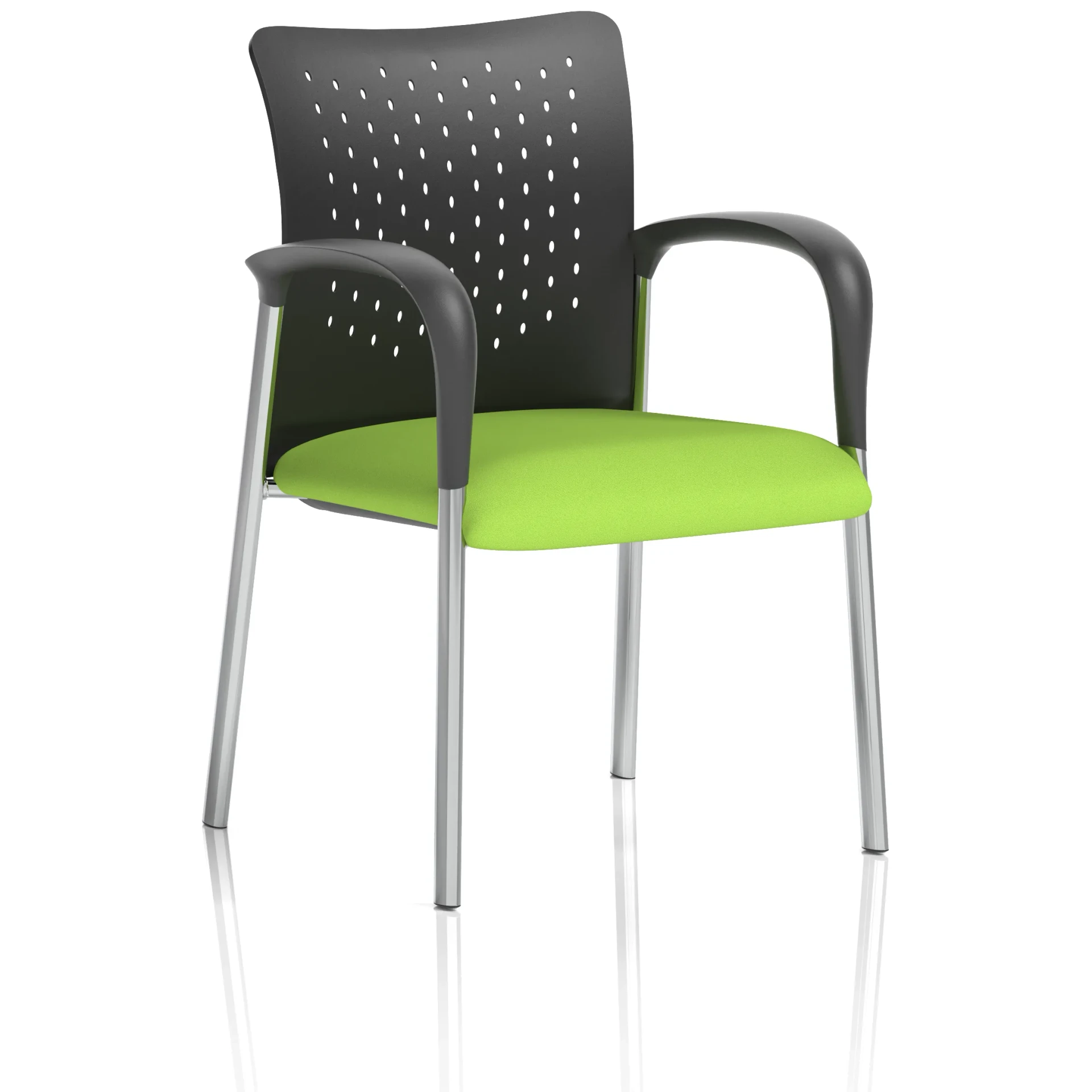 Academy Heavy Duty Stacking Medium Back Visitor Office Chair