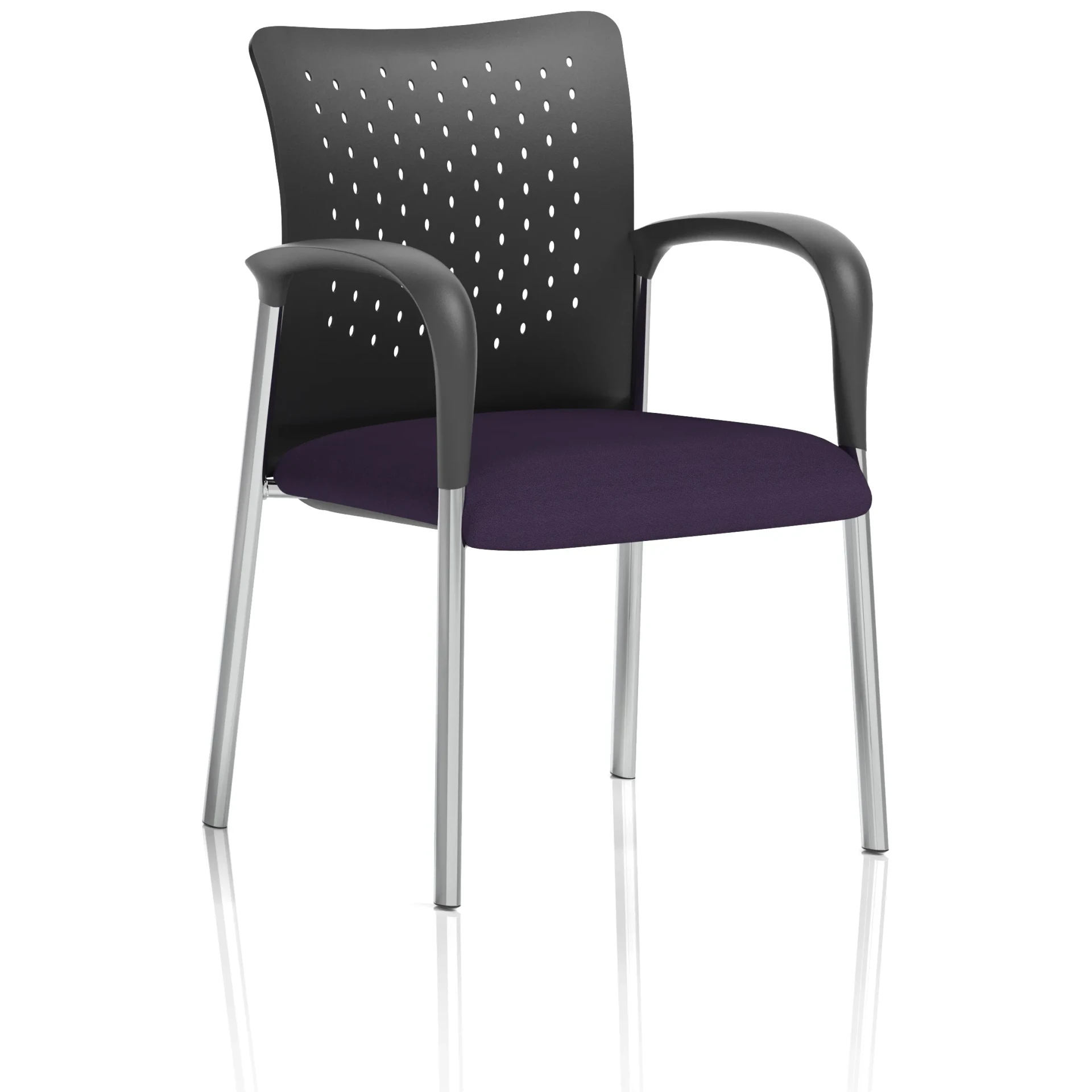 Academy Heavy Duty Stacking Medium Back Visitor Office Chair