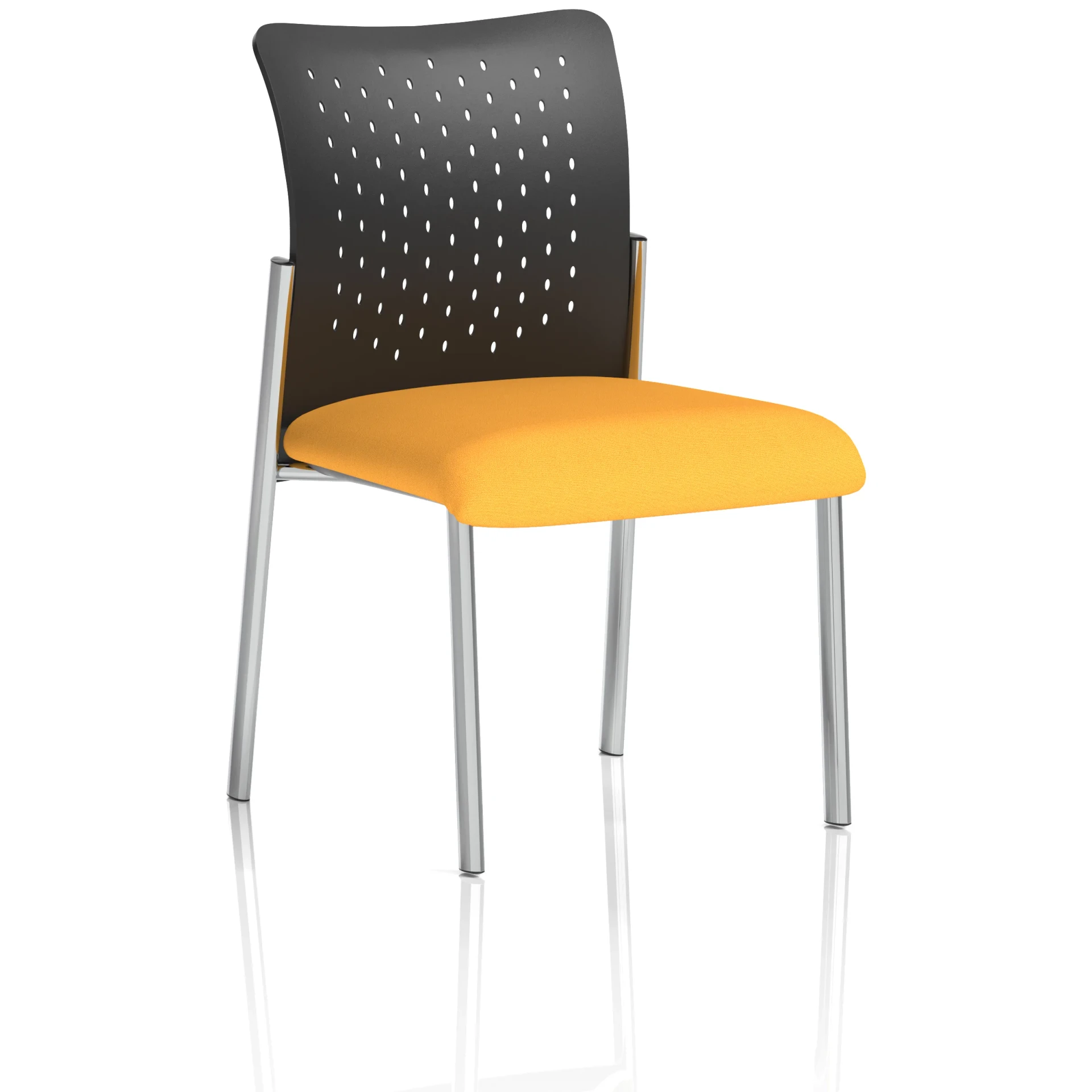 Academy Heavy Duty Stacking Medium Back Visitor Office Chair