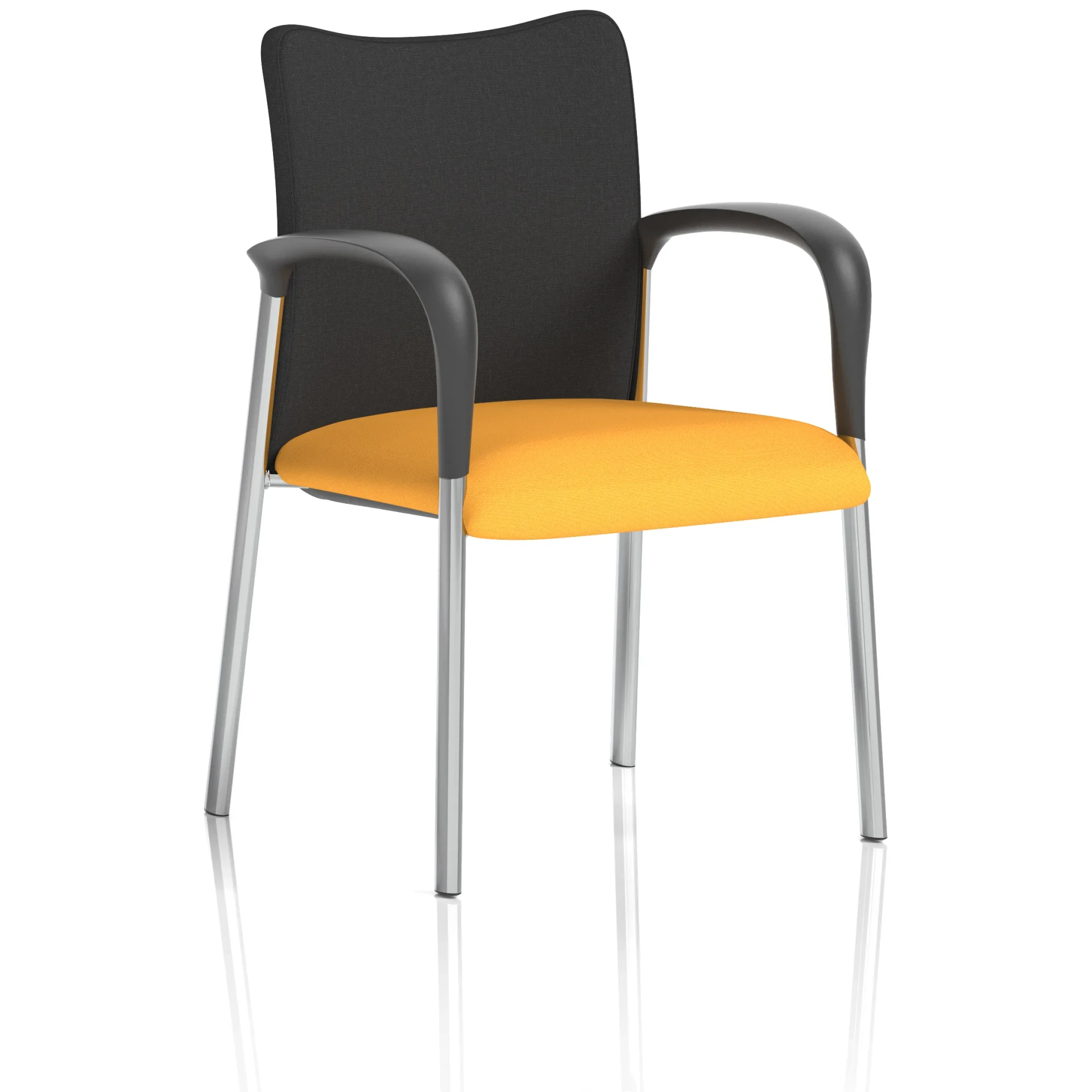 Academy Heavy Duty Stacking Medium Back Visitor Office Chair