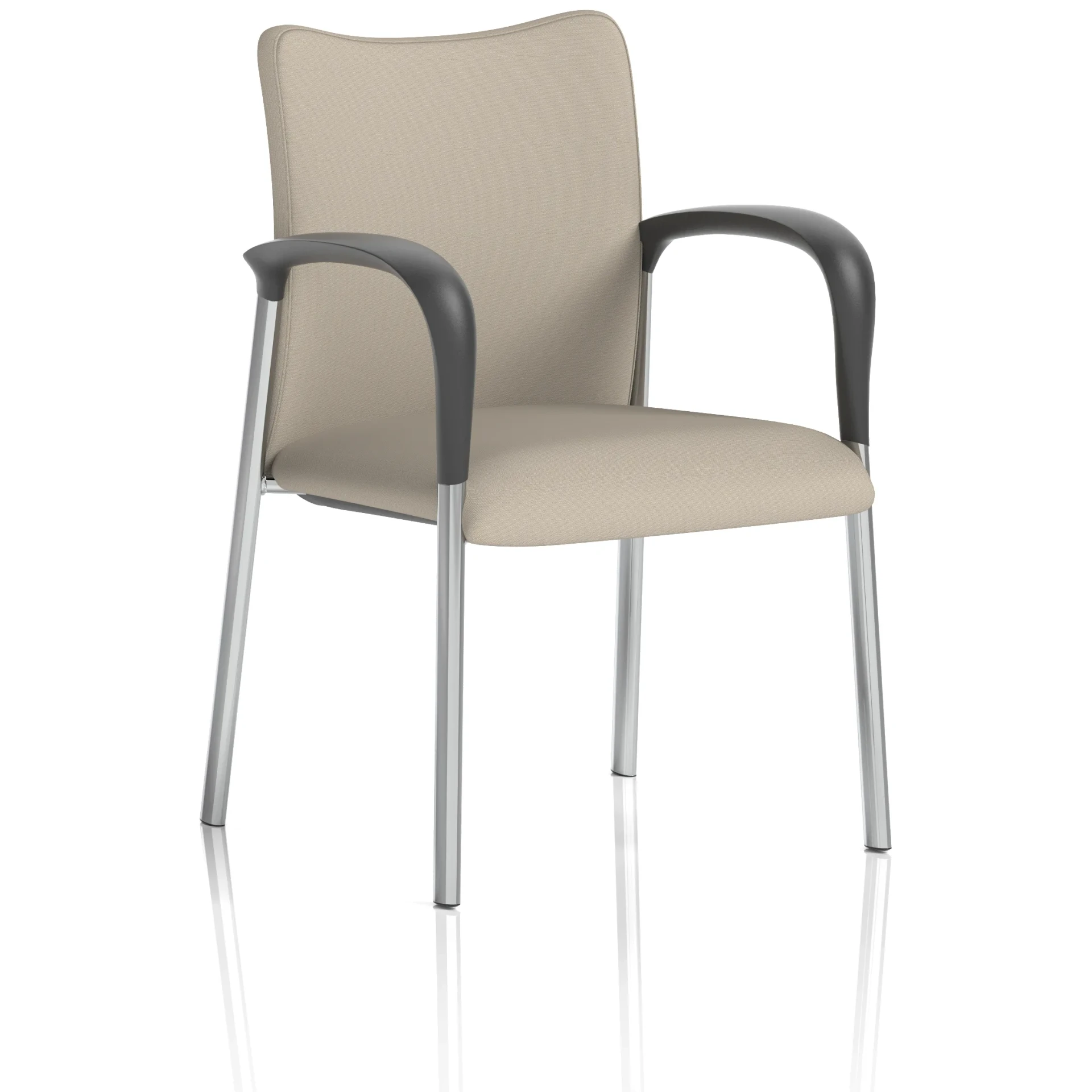 Academy Heavy Duty Stacking Medium Back Visitor Office Chair