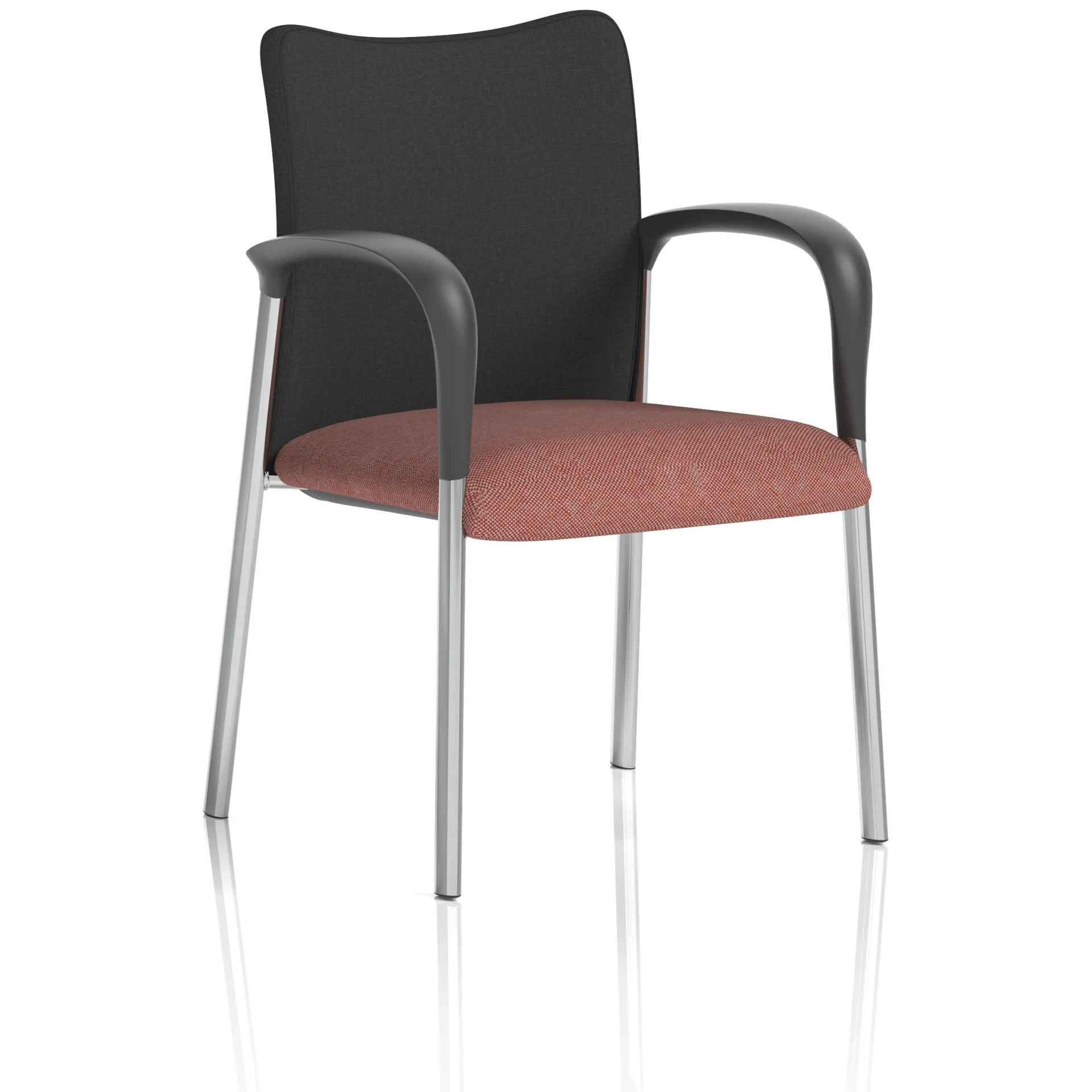 Academy Heavy Duty Stacking Medium Back Visitor Office Chair