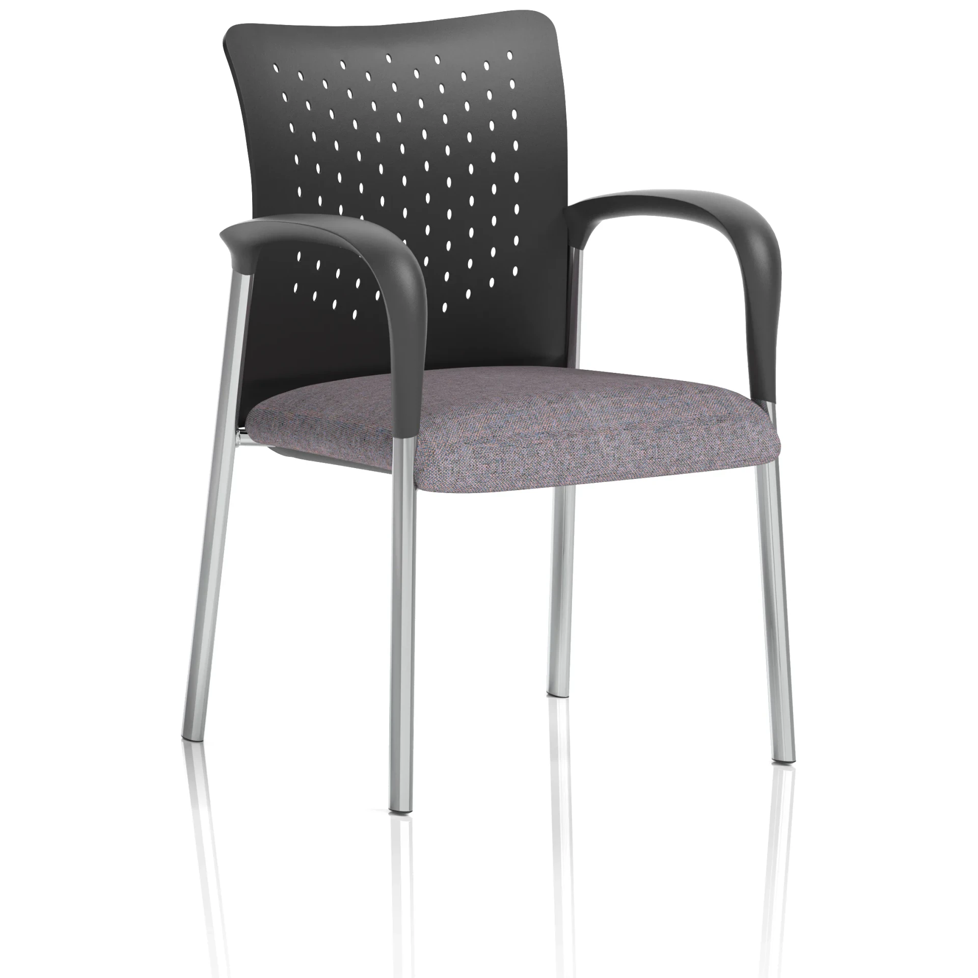 Academy Heavy Duty Stacking Medium Back Visitor Office Chair