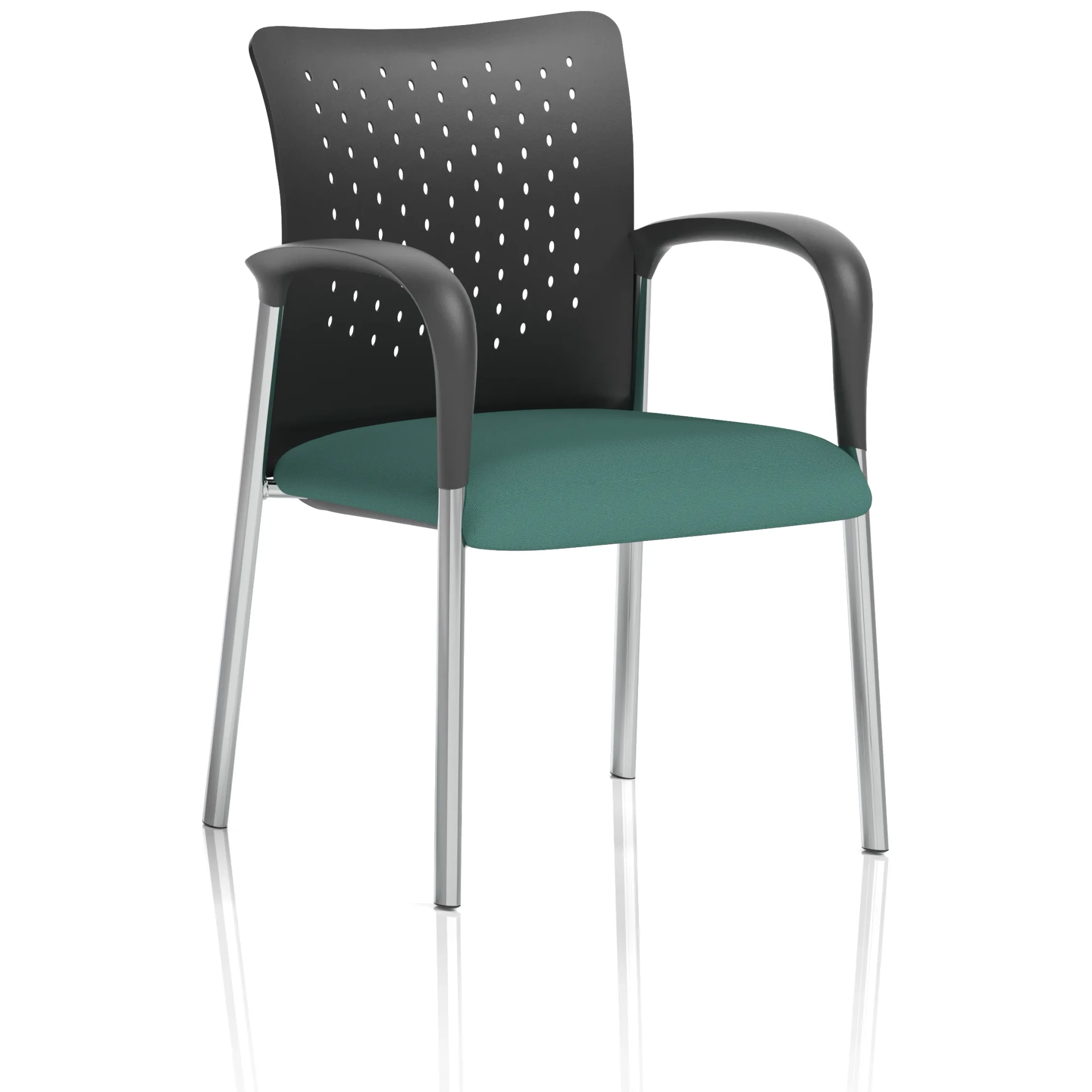 Academy Heavy Duty Stacking Medium Back Visitor Office Chair