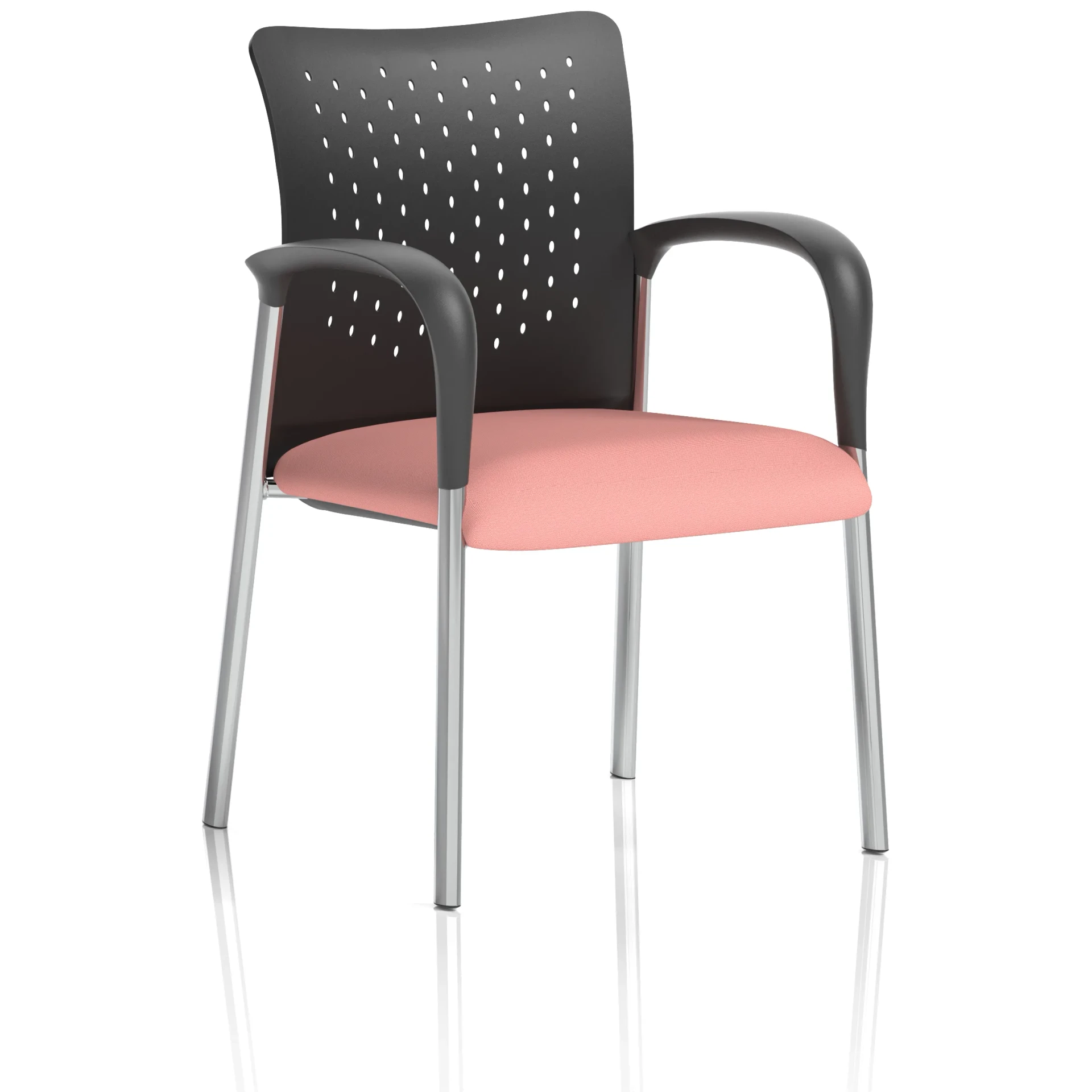 Academy Heavy Duty Stacking Medium Back Visitor Office Chair