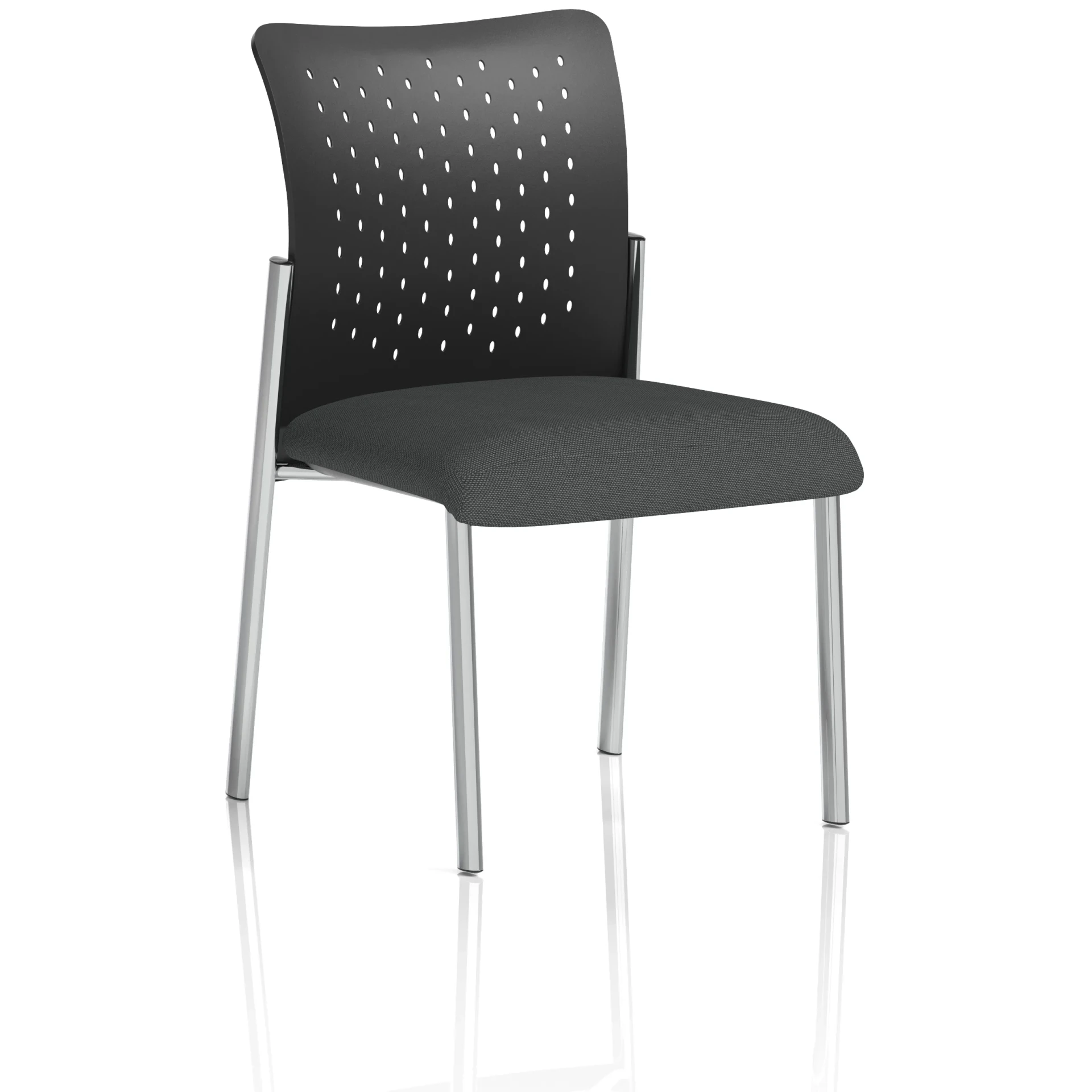 Academy Heavy Duty Stacking Medium Back Visitor Office Chair