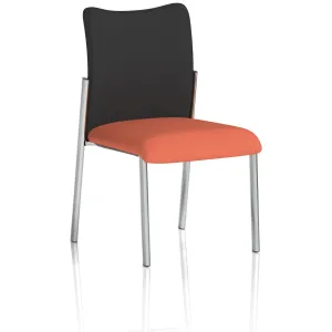 Academy Heavy Duty Stacking Medium Back Visitor Office Chair