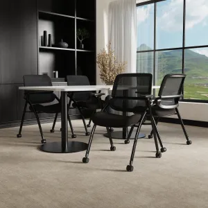 Capra Mesh Back Folding Office Training Chair With Sliding Arms