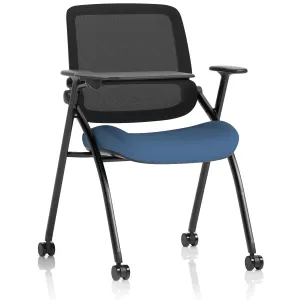 Capra Mesh Back Folding Office Training Chair with Sliding Arms