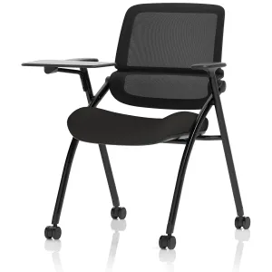Capra Mesh Back Folding Office Training Chair with Sliding Arms
