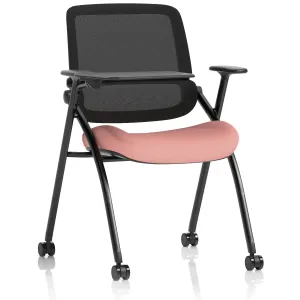 Capra Mesh Back Folding Office Training Chair with Sliding Arms