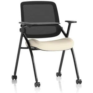 Capra Mesh Back Folding Office Training Chair with Sliding Arms