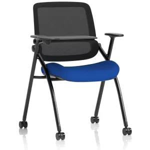 Capra Mesh Back Folding Office Training Chair with Sliding Arms