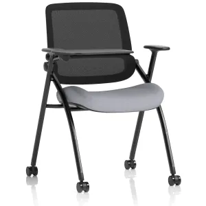 Capra Mesh Back Folding Office Training Chair with Sliding Arms