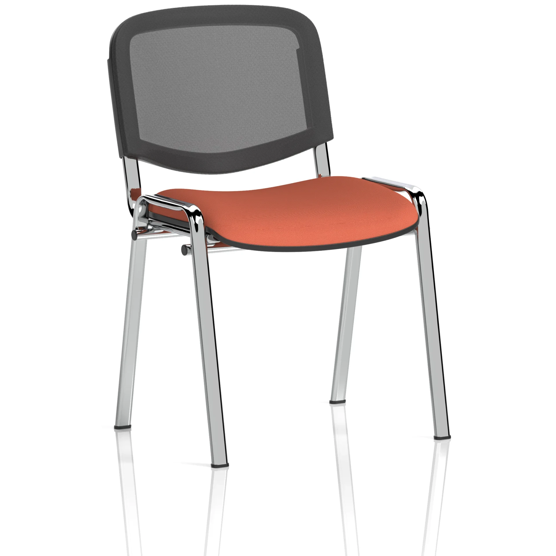ISO Mesh Back Stacking Visitor Meeting and Conference Chair