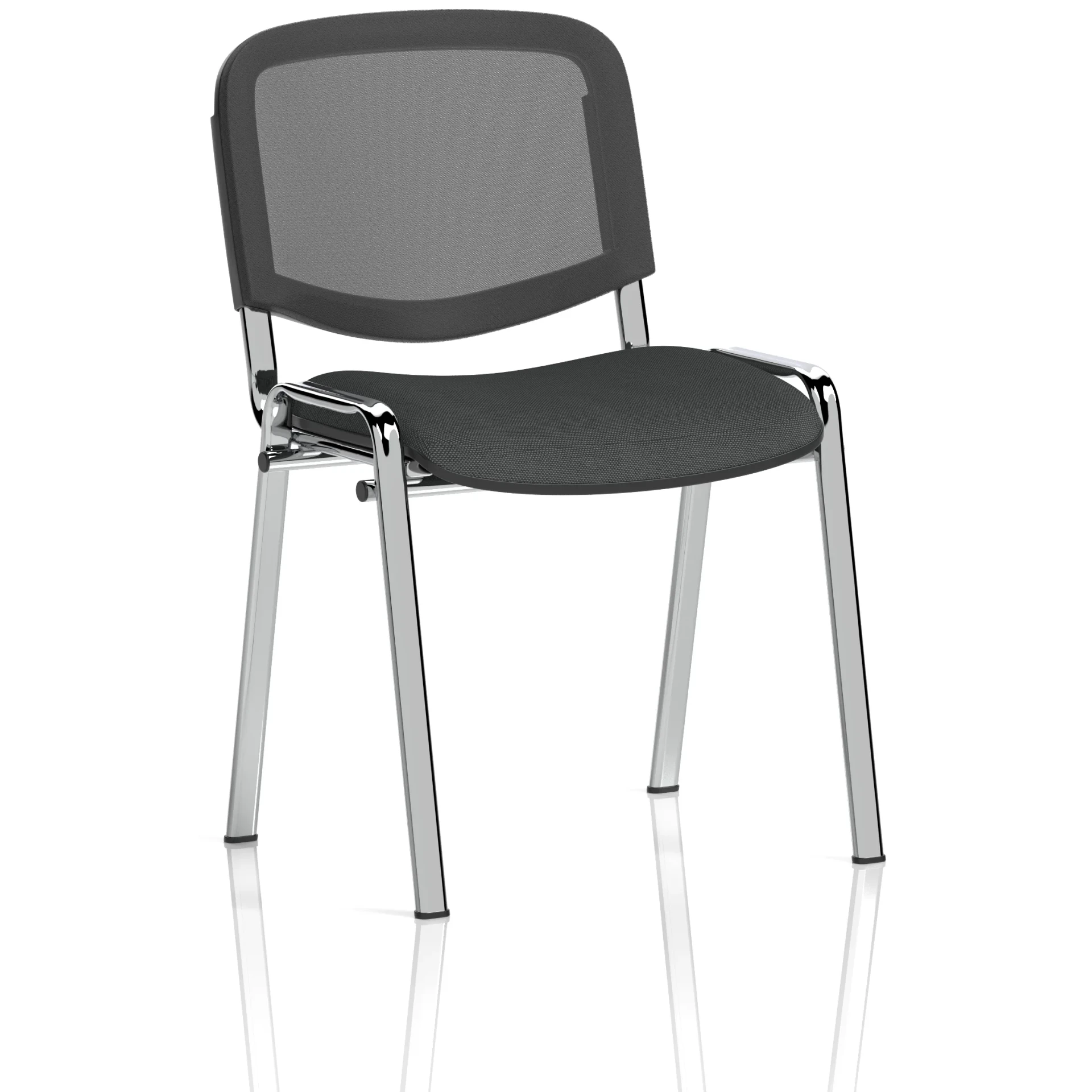 ISO Mesh Back Stacking Visitor Meeting and Conference Chair