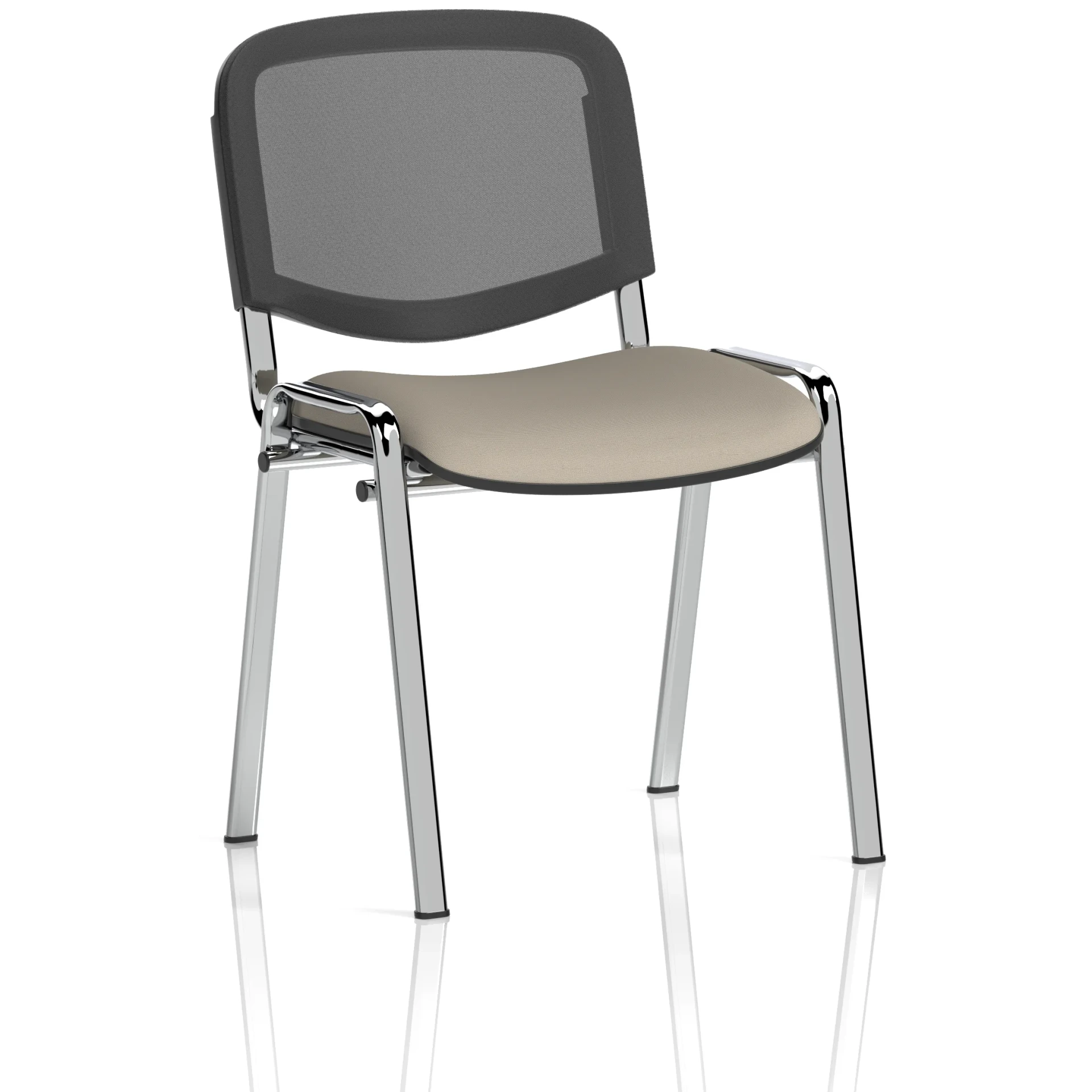ISO Mesh Back Stacking Visitor Meeting and Conference Chair