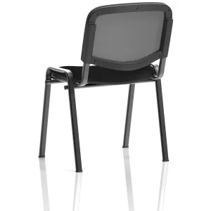 ISO Mesh Back Stacking Visitor Meeting and Conference Chair