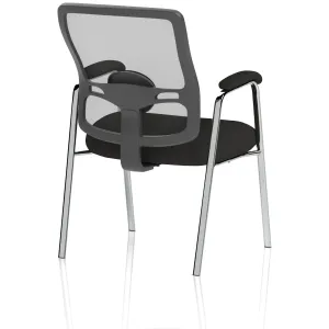 Portland Medium Mesh Back (Straight Leg) Visitor Chair with Arms