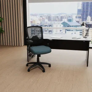 Portland Medium Mesh Back (Straight Leg) Visitor Chair with Arms