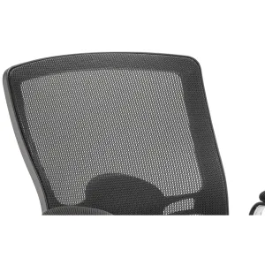 Portland Medium Mesh Back Chrome Straight Leg Visitor Chair