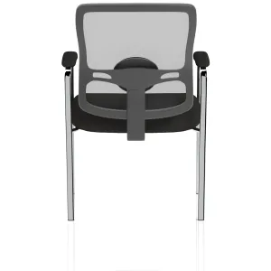 Portland Medium Mesh Back Chrome Straight Leg Visitor Chair