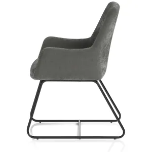 Quote Sculpted Sled Base Office Reception Chair