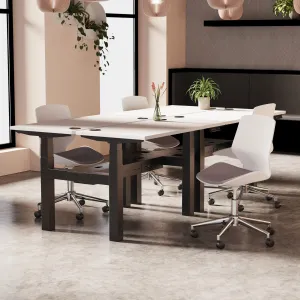 Air Back-to-Back Electric Height Adjustable Bench Desk