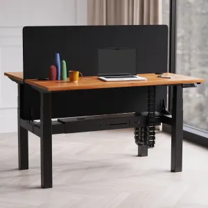 Air Back-to-Back Electric Height Adjustable Bench Desk