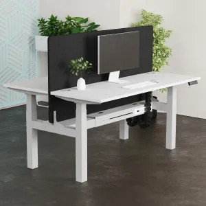 Air Back-to-Back Electric Height Adjustable Bench Desk