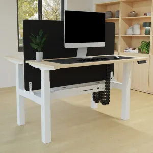 Air Back-to-Back Electric Height Adjustable Bench Desk