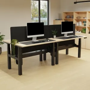 Air Back-to-Back Electric Height Adjustable Bench Desk