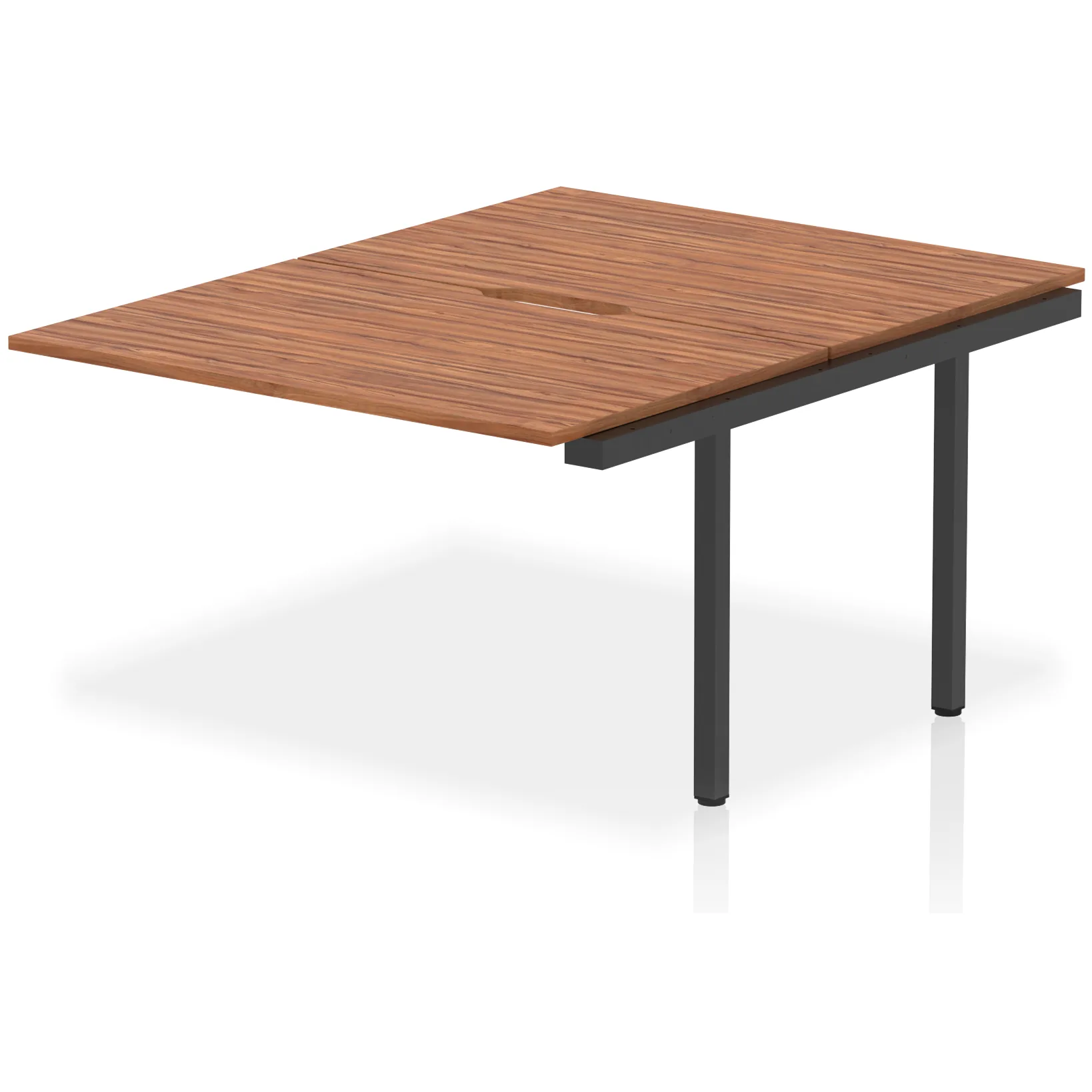 Evolve Plus Back-to-Back Bench Desk Extension Kit for Two Workstations