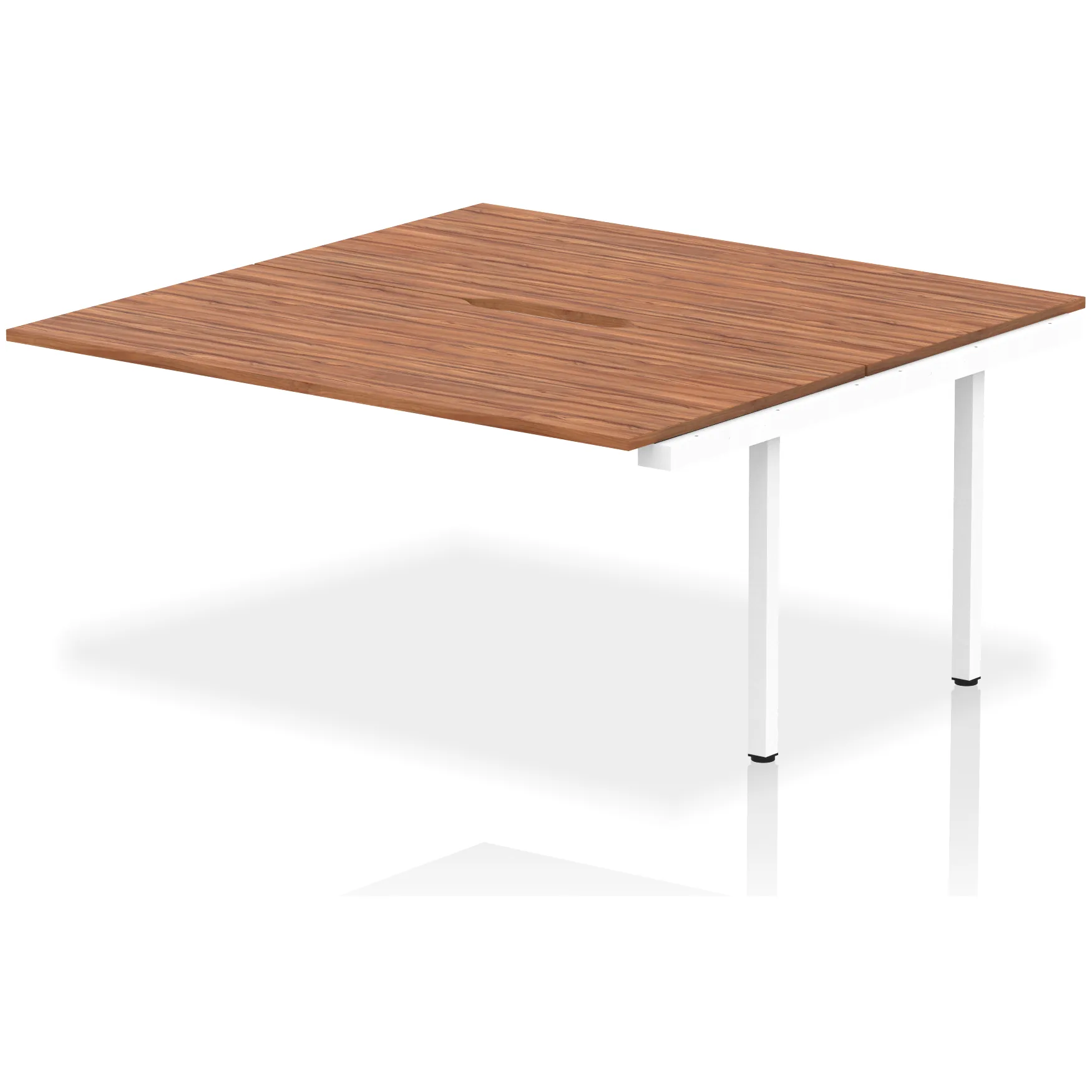 Evolve Plus Back-to-Back Bench Desk Extension Kit for Two Workstations