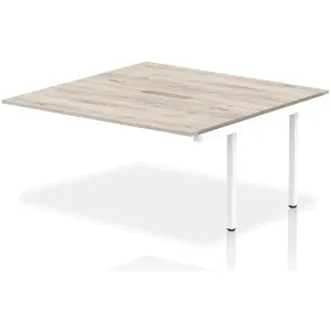 Evolve Plus Back-to-Back Bench Desk Extension Kit for Two Workstations