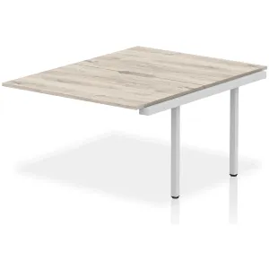 Evolve Plus Back-to-Back Bench Desk Extension Kit for Two Workstations