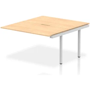 Evolve Plus Back-to-Back Bench Desk Extension Kit for Two Workstations