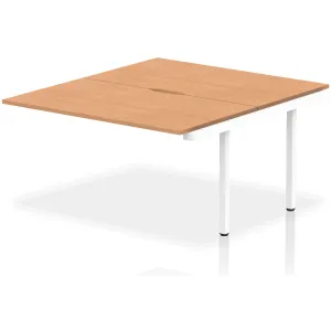 Evolve Plus Back-to-Back Bench Desk Extension Kit for Two Workstations
