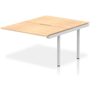 Evolve Plus Back-to-Back Bench Desk Extension Kit for Two Workstations
