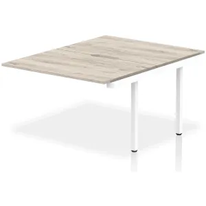 Evolve Plus Back-to-Back Bench Desk Extension Kit for Two Workstations