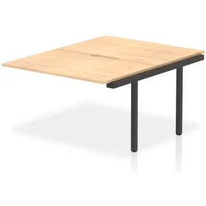 Evolve Plus Back-to-Back Bench Desk Extension Kit for Two Workstations