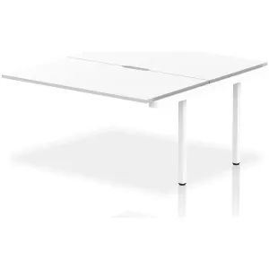 Evolve Plus Back-to-Back Bench Desk Extension Kit for Two Workstations