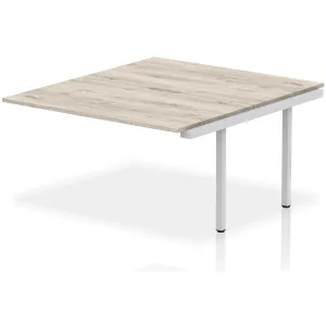 Evolve Plus Back-to-Back Bench Desk Extension Kit for Two Workstations